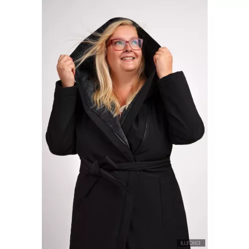 Gertrúd 2.0 winter coat - black/black 2XL