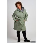 Gertúd 2.0 winter coat - mint green/gray