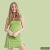 Hooded mini dress DORI - applegreen