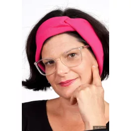 Fülmelegítő hajpánt - pink
