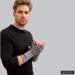 EMI handwarmer for men - gray melange