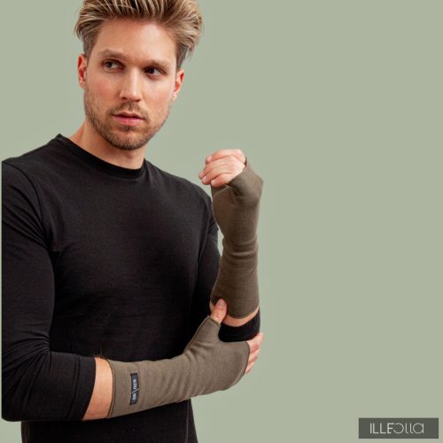 EMI handwarmer for men - light khaki