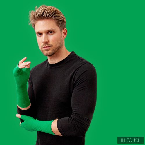 EMI kézmelegítő férfi - zöld