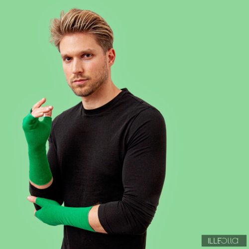 EMI handwarmer for men - green