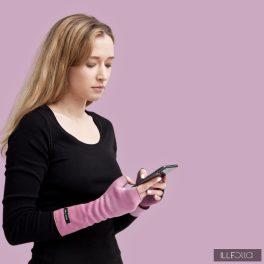 EMI handwarmer - mauve pink