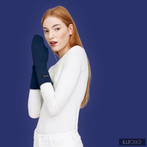 Emilia gloves - midnight blue