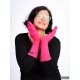 Emília egyujjas kesztyű - pink