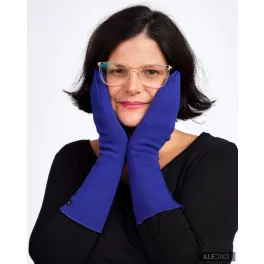 Emília egyujjas kesztyű - tintakék
