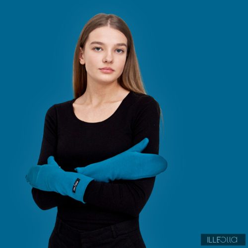 Emilia gloves - turquoise