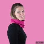 EMMA infinity scarf - cyclamen