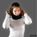 EMMA infinity scarf - black