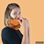 EMMA infinity scarf - ochre yellow