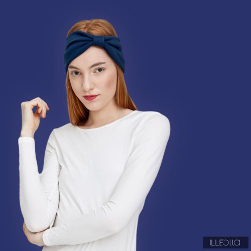 Evelin headband - midnight blue