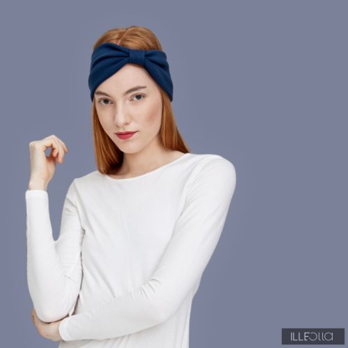 Evelin headband - midnight blue