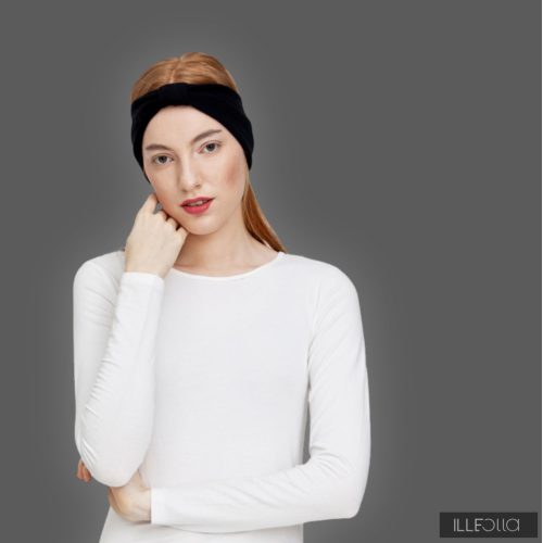 Evelin fülmelegítő - fekete