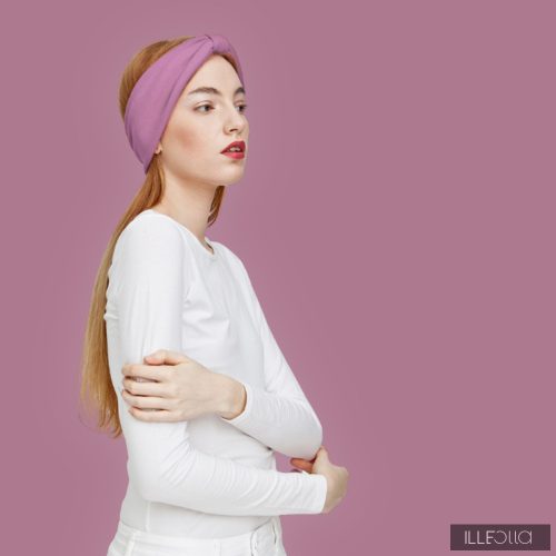 Evelin headband - mauve pink