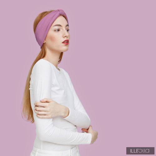 Evelin fülmelegítő - mályvarózsaszín