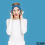 Evelin fülmelegítő hajpánt - türkiz