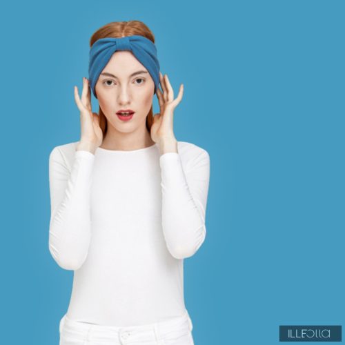 Evelin fülmelegítő - türkiz