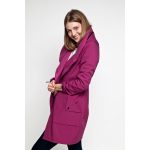 FABIOLA - Snap Button women coat - cyclamen