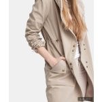 FABIOLA - Snap Button women coat - beige