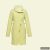 FABIOLA - Snap Button women coat - light yellow - FAULT MATERIAL S