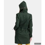 FABIOLA - Snap Button women coat - khaki