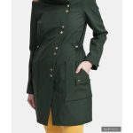 FABIOLA - Snap Button women coat - khaki