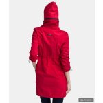 FABIOLA - Snap Button women coat - cherry red XL