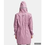FABIOLA - Snap Button women coat - mauve pink
