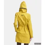 FABIOLA - Snap Button women coat - mustard yellow L