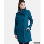 FABIOLA - Snap Button women coat - dark petrol