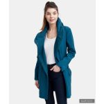 FABIOLA - Snap Button women coat - dark petrol