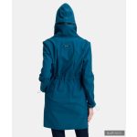 FABIOLA - Snap Button women coat - dark petrol