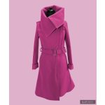 FANNIE  Romantic 'A' Line Coat - Cyclamen