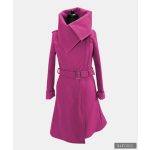 FANNIE  Romantic 'A' Line Coat - Cyclamen
