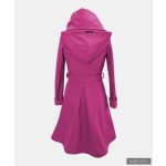 FANNIE  Romantic 'A' Line Coat - Cyclamen
