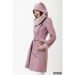 FANNIE  Romantic 'A' Line Coat - Mauve pink L