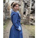 FANNIE  Romantic 'A' Line Coat - navy blue / lavender blue