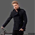 Men's sporty FARKAS bike jacket - black S