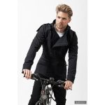 Men's sporty FARKAS bike jacket - black S