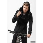 Men's sporty FARKAS bike jacket - black S