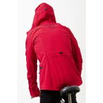 Men's sporty FARKAS bike jacket - cherry red