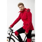 Men's sporty FARKAS bike jacket - cherry red