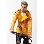 Men's sporty FARKAS bike jacket - ochre yellow 3XL