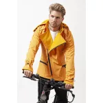 Men's sporty FARKAS bike jacket - ochre yellow XL