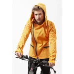 Men's sporty FARKAS bike jacket - ochre yellow XL