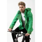 Men's sporty FARKAS bike jacket - green L
