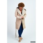 Minimál stílusú,  nagykapucnis FEDORA - drapp