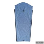 FEDORA coat baby panel - melange light blue